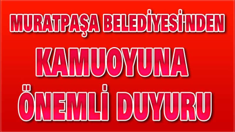 Muratpaşa Belediyesi'nden Yangın Güvenliği Süreci Hakkında Açıklama