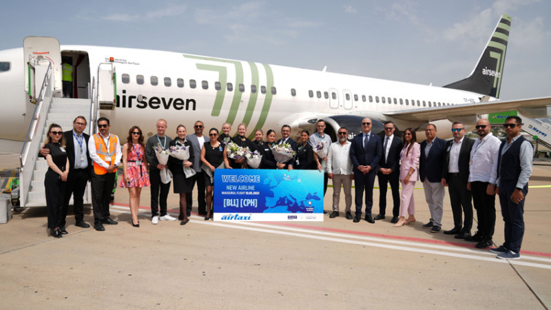 Gazipaşa-Alanya Havalimani, Copenhagen Air Taxi’nin Ilk Uçuşunu Karşiladi