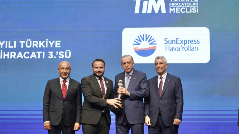 Sunexpress Hizmet İhracatında Türkiye’nin İlk Üç Şirketinden Biri Oldu