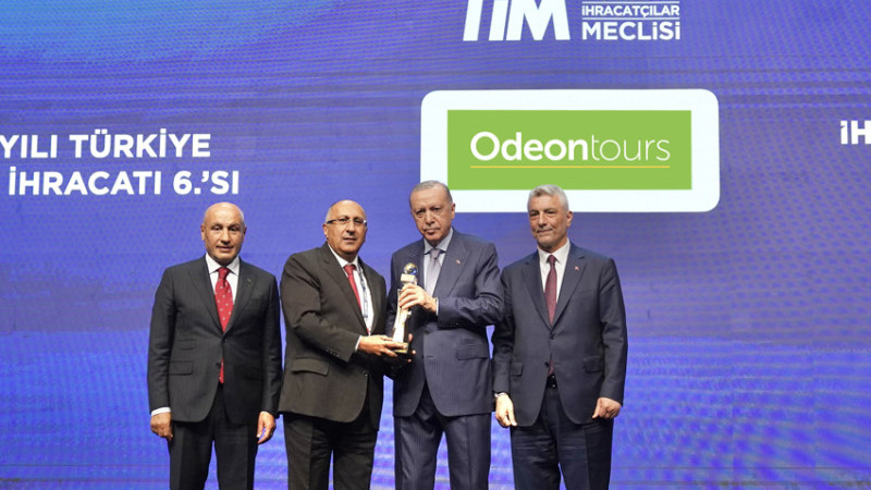ODEON Turizm, TİM Ödülleri'nde Turizmde Zirveyi Korudu