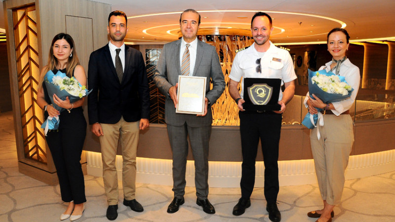 QTerminals Antalya, Lüks Kruvaziyer Gemisi MV Allura’yı ilk kez ağırladı