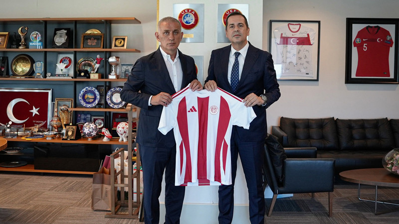 Antalyaspor Başkanı Rıza Perçin’den TFF Başkanı Hacıosmanoğlu’na Ziyaret